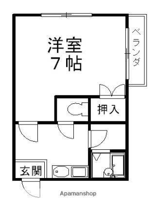 滋賀県彦根市栄町2丁目 彦根駅 1K アパート 賃貸物件詳細