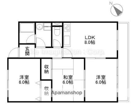 滋賀県大津市大将軍1丁目 瀬田駅 3DK マンション 賃貸物件詳細