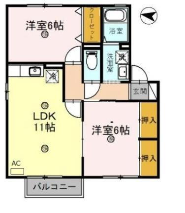 滋賀県大津市和邇今宿 和邇駅 2LDK アパート 賃貸物件詳細