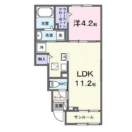滋賀県湖南市水戸町 三雲駅 1LDK アパート 賃貸物件詳細