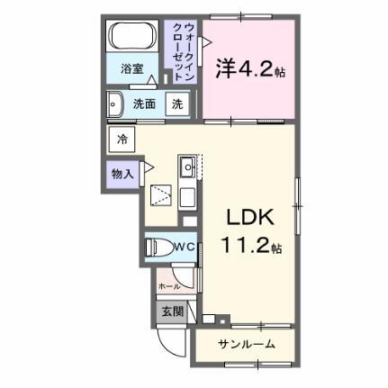 滋賀県湖南市水戸町 三雲駅 1LDK アパート 賃貸物件詳細