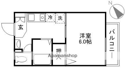 滋賀県東近江市東沖野2丁目 八日市駅 1K アパート 賃貸物件詳細