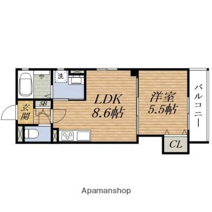 クリエオーレ永楽荘 2階 1LDK 賃貸物件詳細