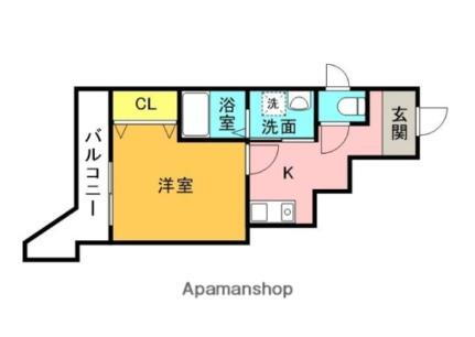大阪府高槻市富田町1丁目 富田駅 1K アパート 賃貸物件詳細