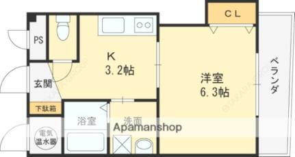 大阪府枚方市渚西1丁目 御殿山駅 1K マンション 賃貸物件詳細