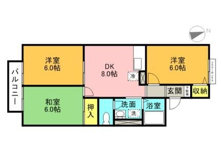 大阪府高槻市竹の内町 高槻市駅 3DK アパート 賃貸物件詳細
