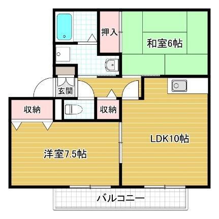 大阪府枚方市堂山3丁目 枚方市駅 2LDK アパート 賃貸物件詳細