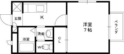 大阪府枚方市宇山東町 牧野駅 1K アパート 賃貸物件詳細
