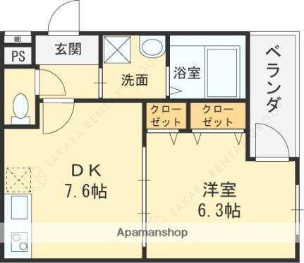 大阪府東大阪市昭和町 瓢箪山駅 1DK アパート 賃貸物件詳細
