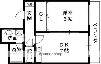 大阪府東大阪市高井田西6丁目 深江橋駅 1DK マンション 賃貸物件詳細