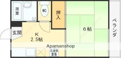 大阪府東大阪市金岡2丁目 弥刀駅 1K アパート 賃貸物件詳細
