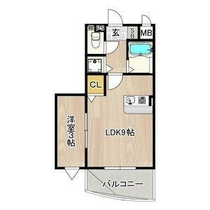 大阪府枚方市南楠葉1丁目 樟葉駅 1LDK マンション 賃貸物件詳細