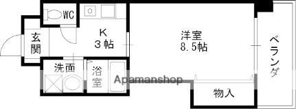 大阪府枚方市津田駅前1丁目 津田駅 1K マンション 賃貸物件詳細