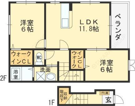 大阪府堺市美原区大饗 萩原天神駅 2LDK アパート 賃貸物件詳細