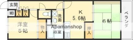大阪府大阪市鶴見区今津北5丁目 徳庵駅 2K マンション 賃貸物件詳細
