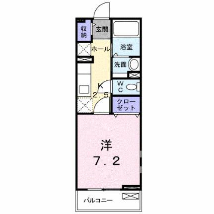 ジュ　メゾン 2階 1K 賃貸物件詳細