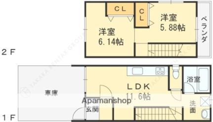 テラスアイビー 2LDK 賃貸物件詳細