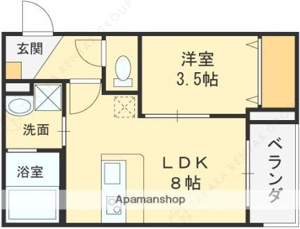 大阪府東大阪市岩田町5丁目 若江岩田駅 1LDK アパート 賃貸物件詳細