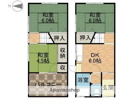 大阪府茨木市太田1丁目 ＪＲ総持寺駅 3DK 一戸建て 賃貸物件詳細