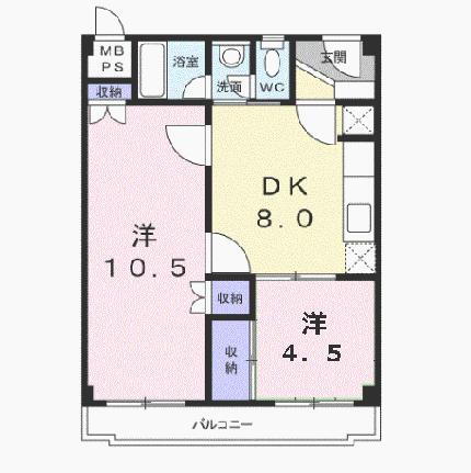 大阪府大東市諸福1丁目 鴻池新田駅 2DK マンション 賃貸物件詳細