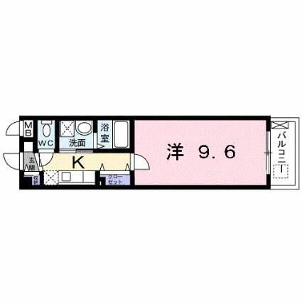 プラシード東難波 4階 1K 賃貸物件詳細