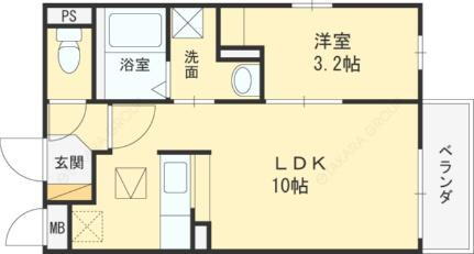 兵庫県尼崎市東園田町3丁目 園田駅 1LDK アパート 賃貸物件詳細