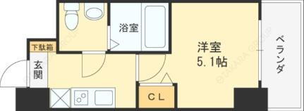 アリビオ立花ＩＩ 6階 1K 賃貸物件詳細