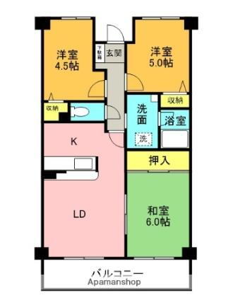 グランドメゾン昆陽ＩＩ 3階 3LDK 賃貸物件詳細