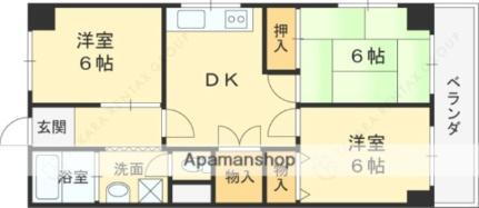 兵庫県宝塚市南口2丁目 宝塚南口駅 3DK マンション 賃貸物件詳細