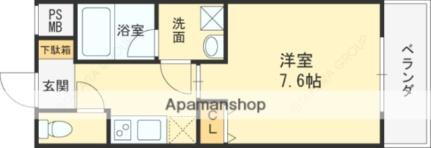 兵庫県西宮市江上町 西宮駅 1K マンション 賃貸物件詳細