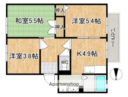 奈良県奈良市古市町 近鉄奈良駅 3K アパート 賃貸物件詳細