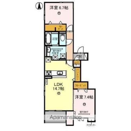 和歌山県和歌山市北田辺丁 和歌山市駅 2LDK アパート 賃貸物件詳細