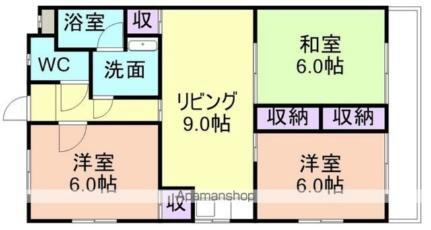 エクセラーメゾンＫ 2階 3LDK 賃貸物件詳細