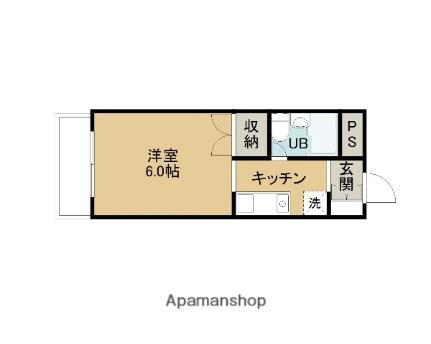 大倉マンション 1階 ワンルーム 賃貸物件詳細