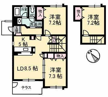 鳥取県鳥取市田島 鳥取駅 3LDK マンション 賃貸物件詳細