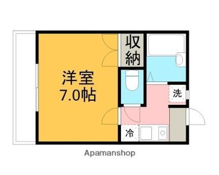 グリーンハイツ９５ 2階 1K 賃貸物件詳細