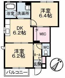 島根県松江市比津町 2DK アパート 賃貸物件詳細