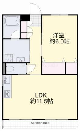 岡山県岡山市北区富田 大元駅 1LDK マンション 賃貸物件詳細