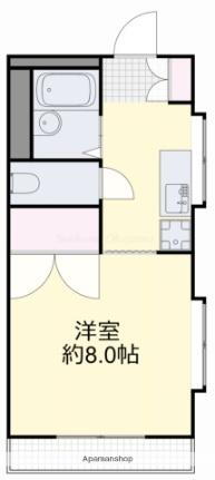 アークハイツ赤田 3階 1K 賃貸物件詳細