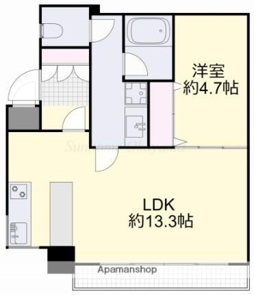 ＩＮＩＴＩＡ　ＫＵＷＡＤＡＣＨＯ 3階 1LDK 賃貸物件詳細