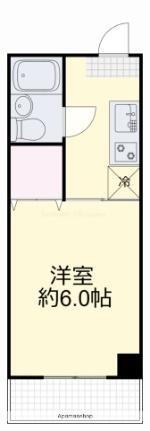 第一金尾コーポ 3階 1K 賃貸物件詳細