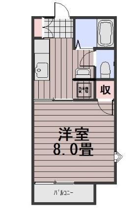 岡山県岡山市南区福田 1K アパート 賃貸物件詳細