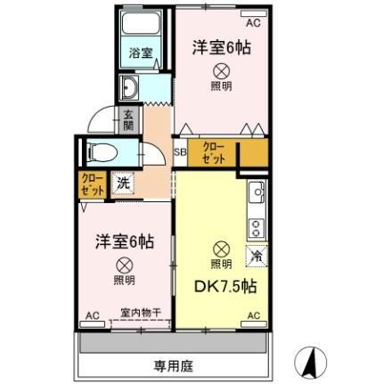 岡山県岡山市北区東花尻 庭瀬駅 2DK アパート 賃貸物件詳細