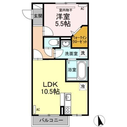 岡山県岡山市南区新保 備前西市駅 1LDK アパート 賃貸物件詳細