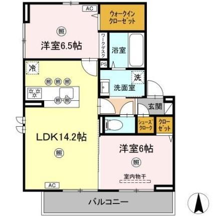 岡山県岡山市北区今4丁目 北長瀬駅 2LDK アパート 賃貸物件詳細