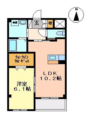 岡山県岡山市北区久米 庭瀬駅 1LDK アパート 賃貸物件詳細
