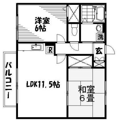ハーモニー平島 2階 2LDK 賃貸物件詳細
