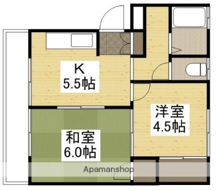ＳＫメゾン 1階 2K 賃貸物件詳細