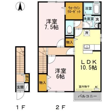 岡山県岡山市中区今在家 高島駅 2LDK アパート 賃貸物件詳細