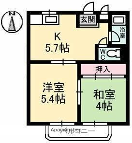 岡山県倉敷市福島 倉敷駅 2K アパート 賃貸物件詳細